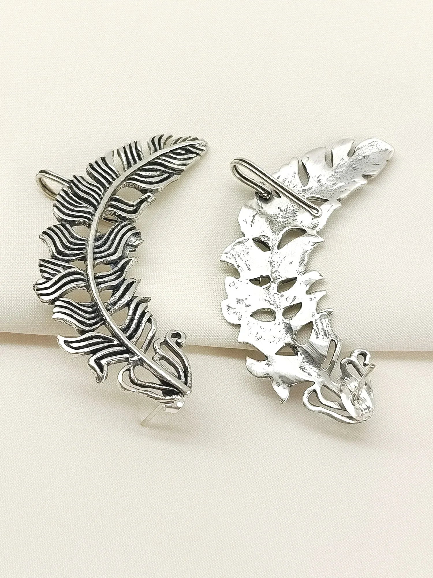 Aadithi Silver Western Earrings