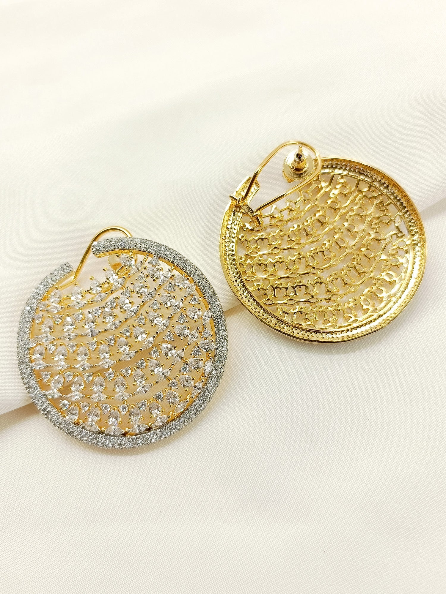 Dhanvi White American Diamond Tops