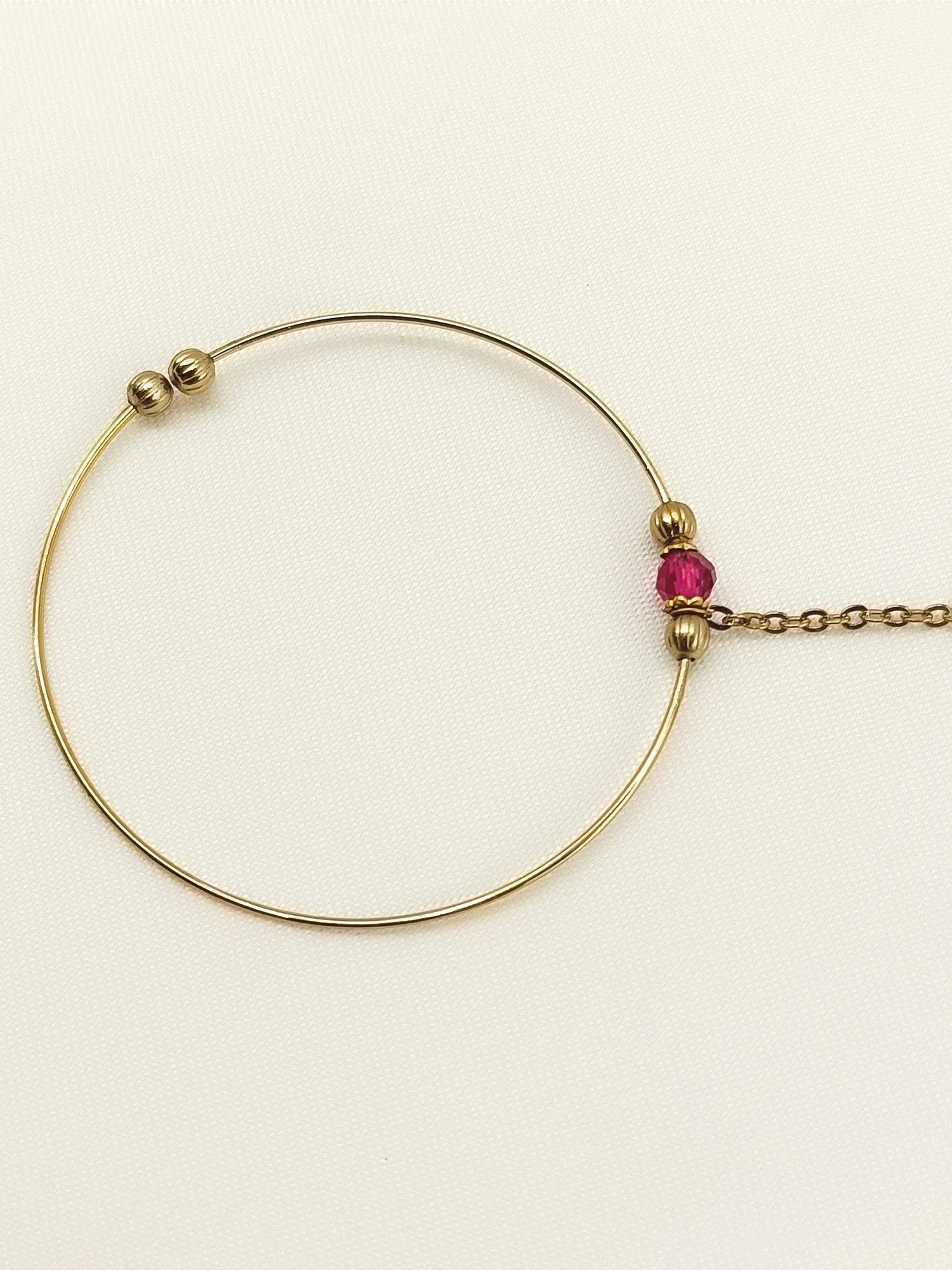 Ipshita Pink Antique Nath