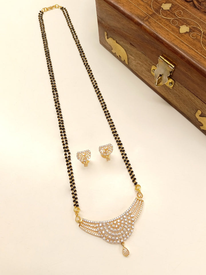 Zaha White American Diamond Mangalsutra