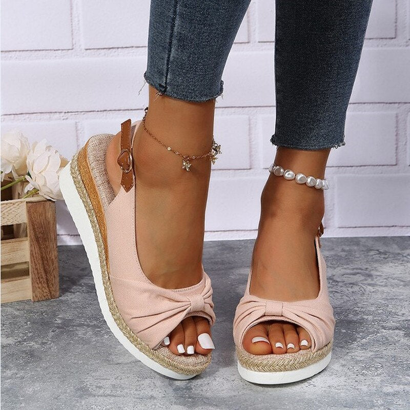 Candy - Orthopädische Peep-Toe Sandalen  - By Qivii