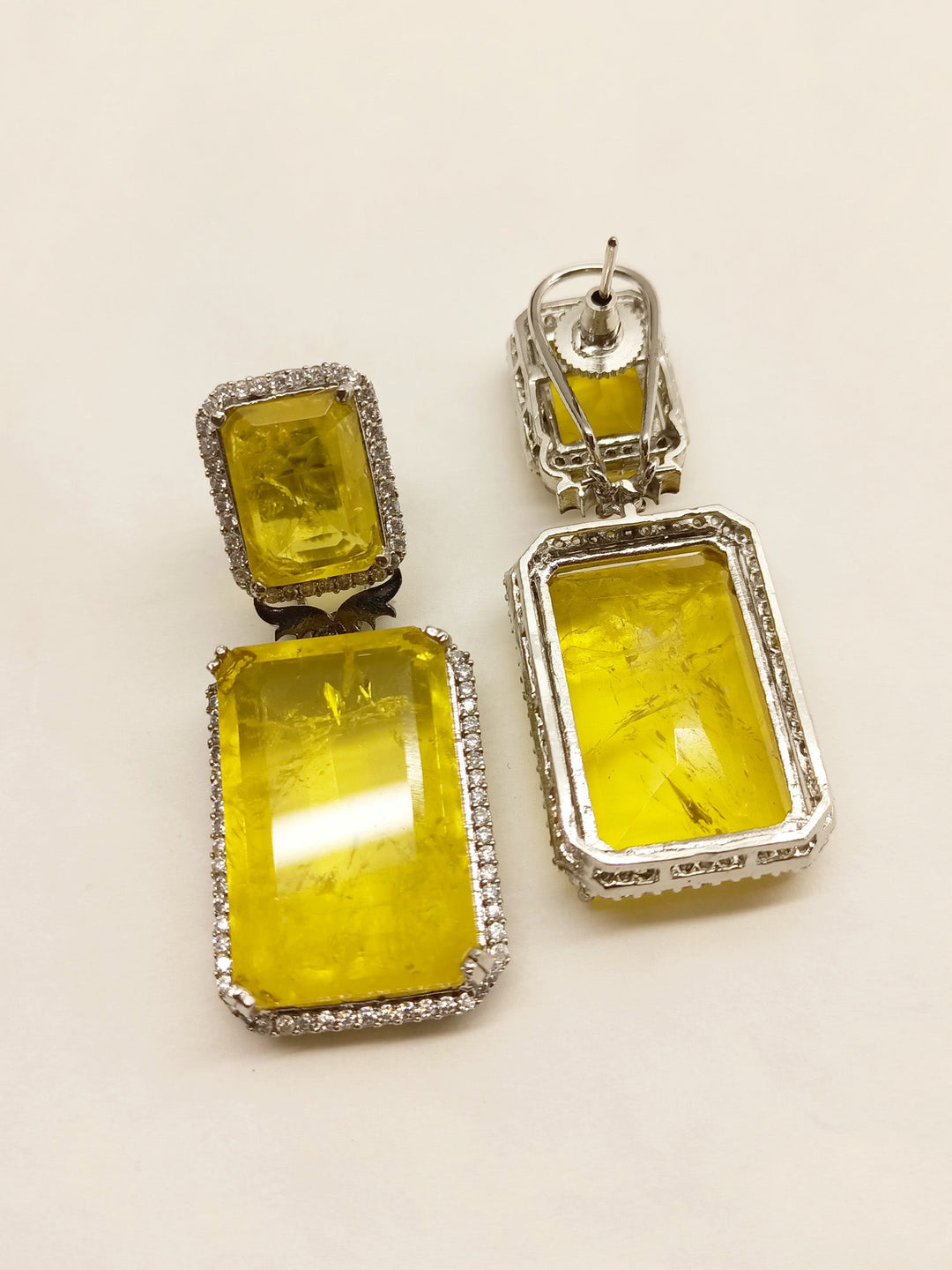 Oslo Yellow Doublet Earrings