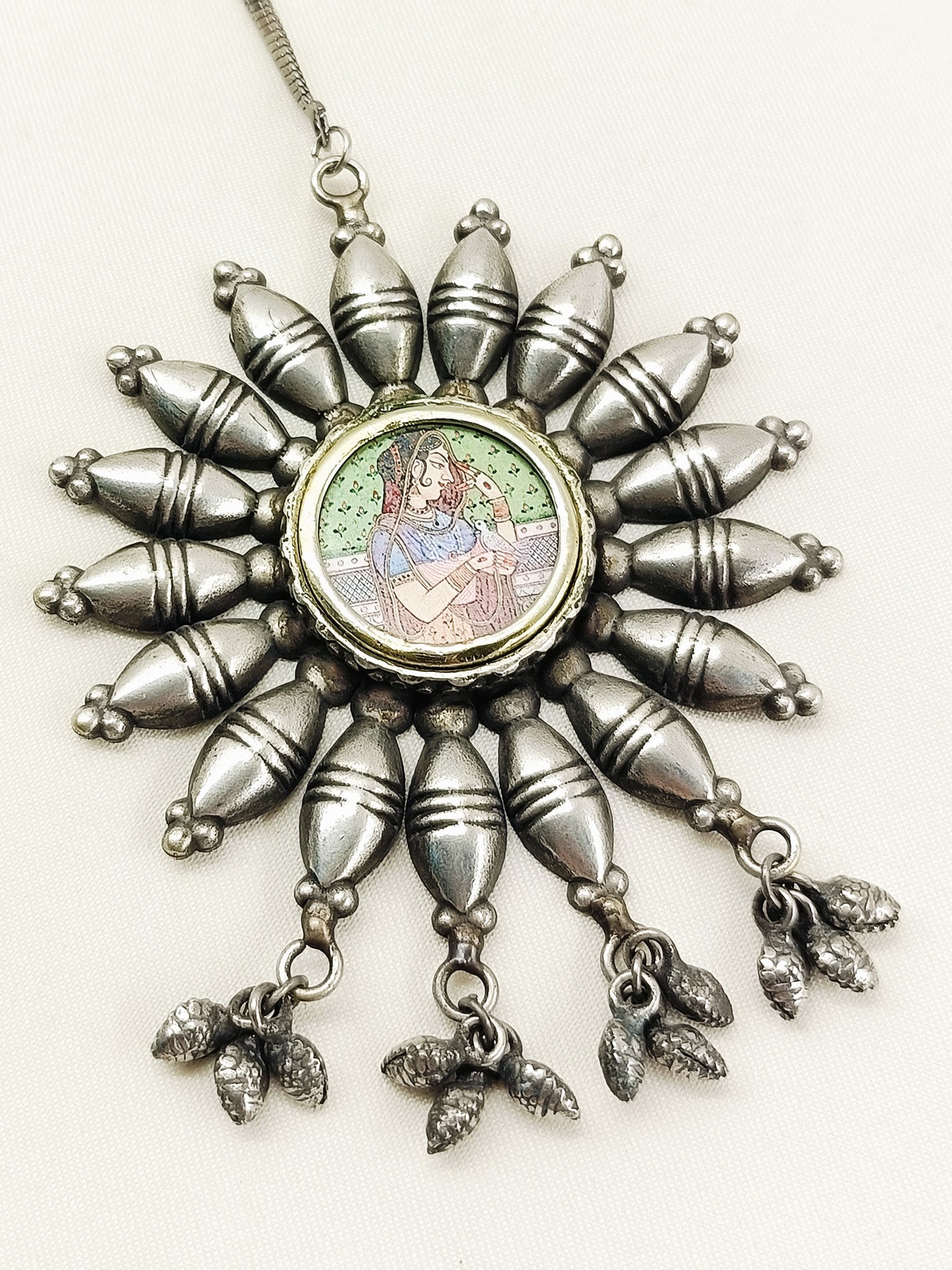 Lakshana Multi Colour Oxidized Maangteeka