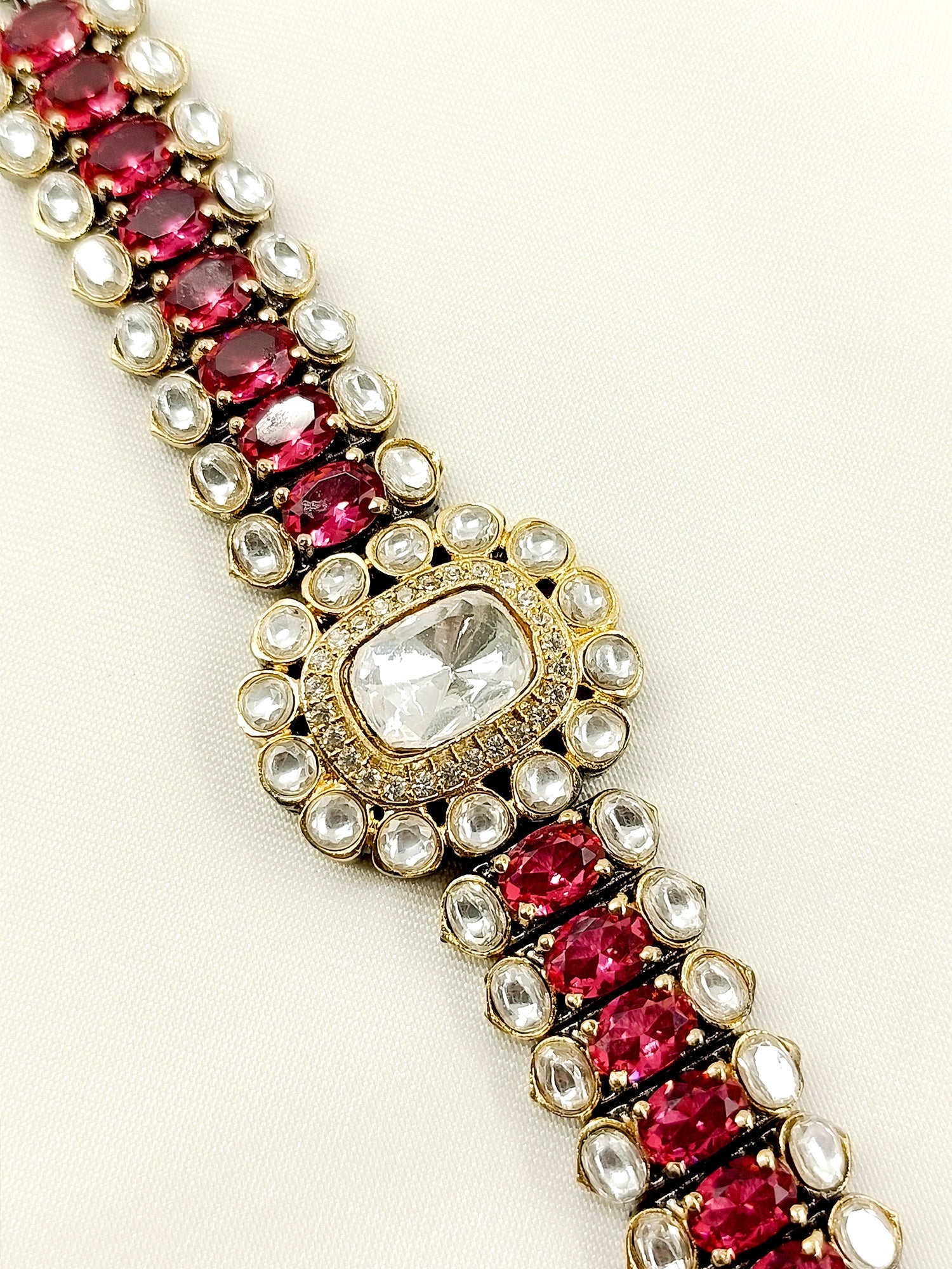 Namish Ruby Kundan Bracelet