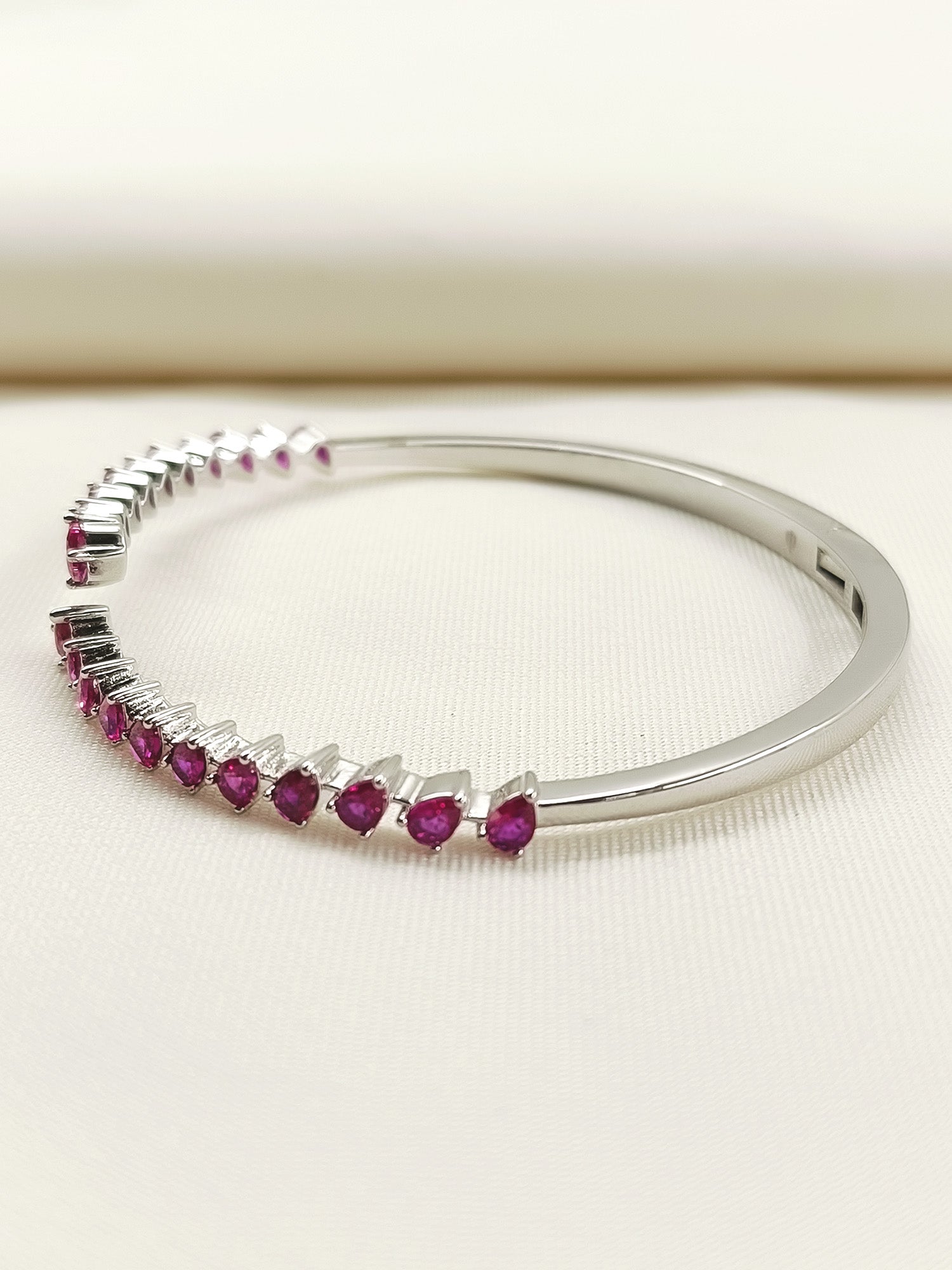 James Ruby American Diamond Bracelet