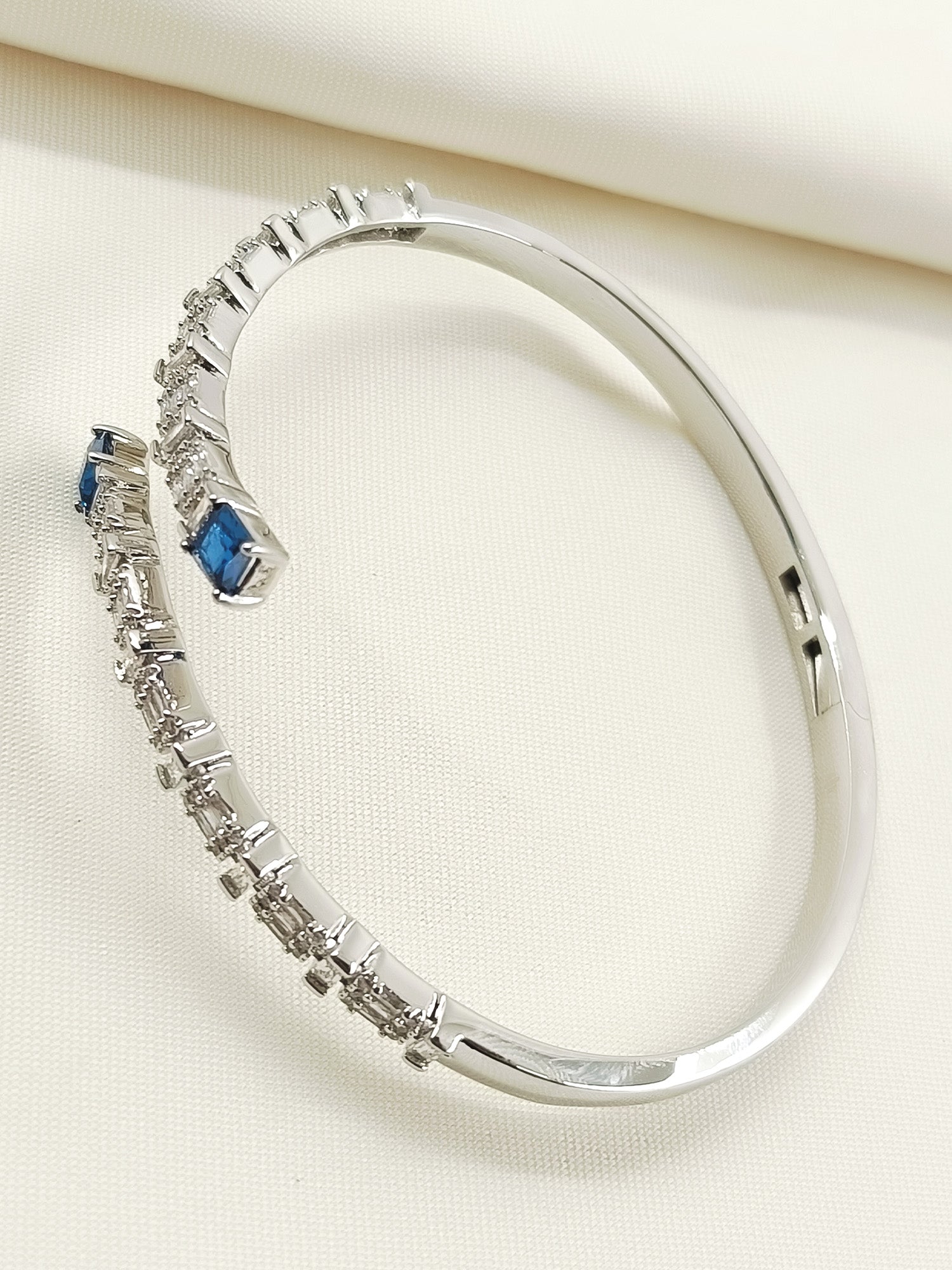 Shabnam Blue American Diamond Bracelet