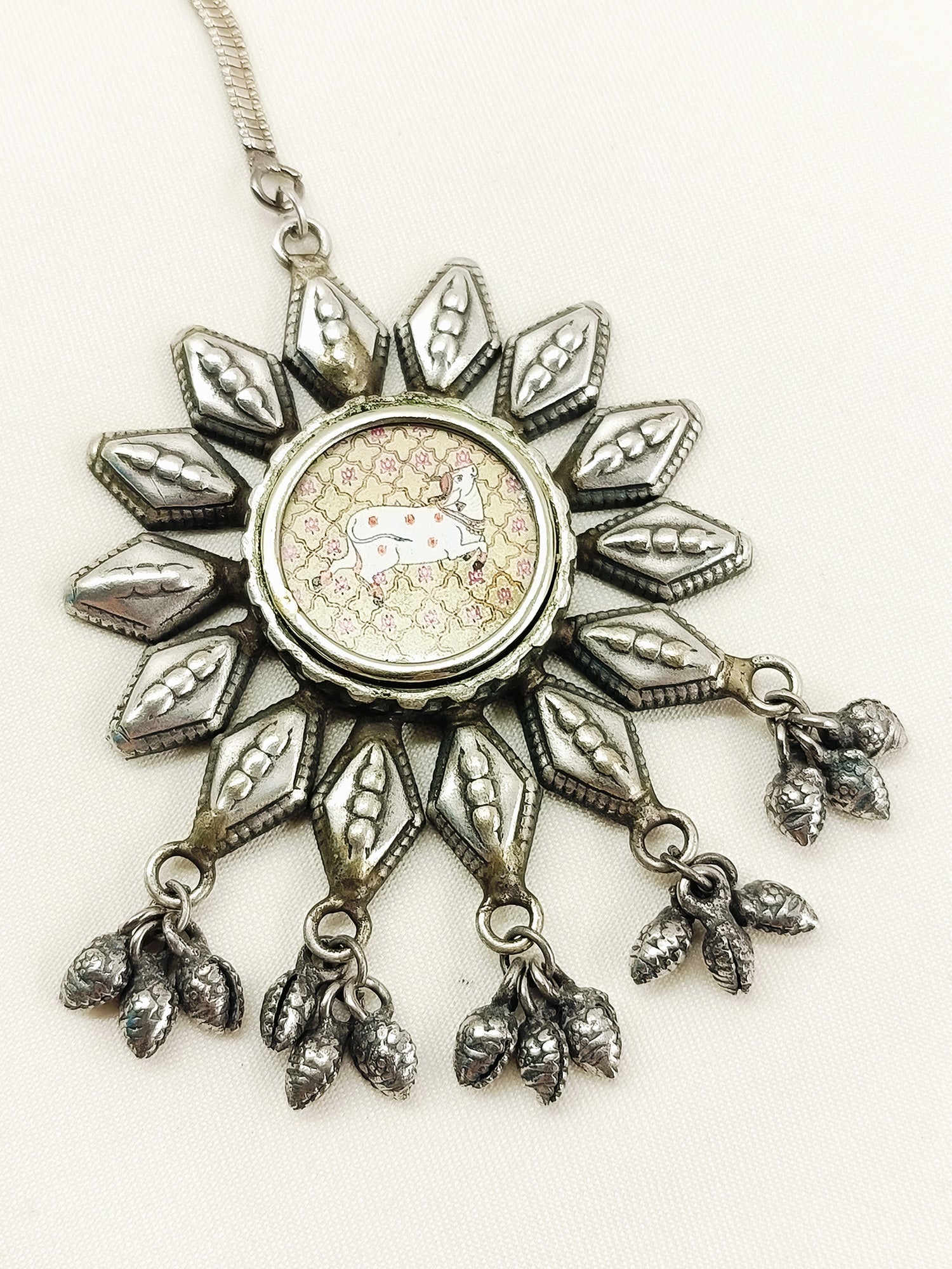 Niranjana Multi Colour Oxidized Maangteeka