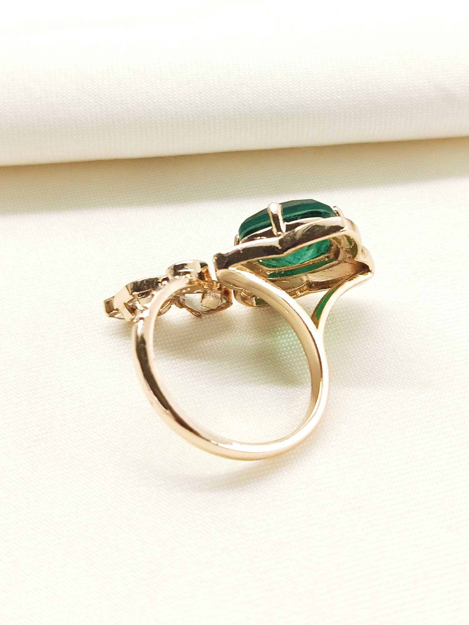 Anindita Multi Colour Kundan Finger Ring