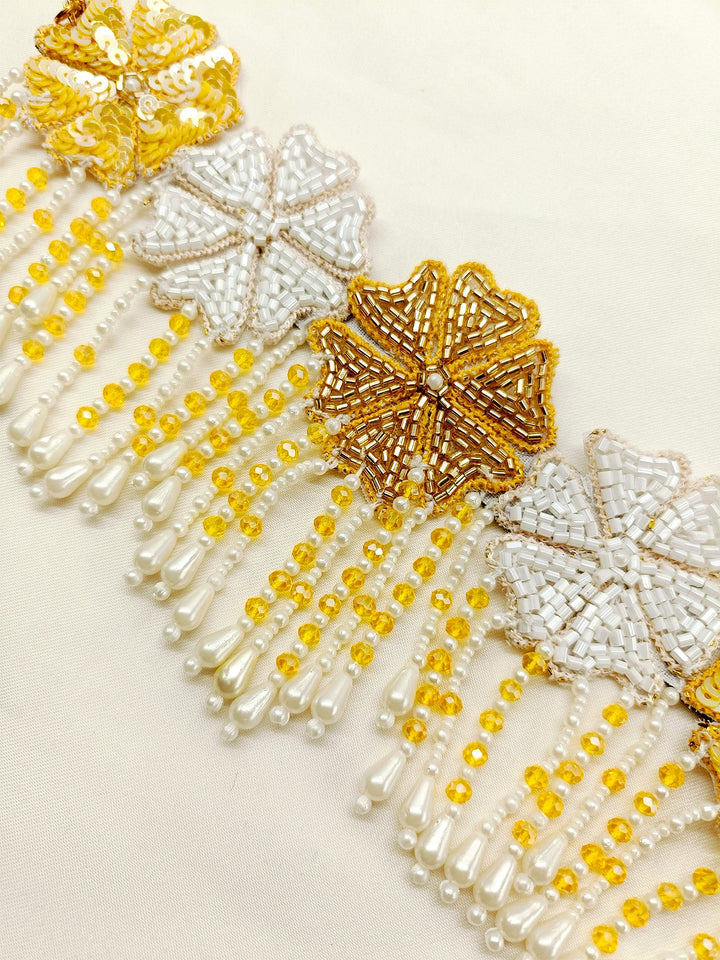 Elia Yellow Handmade Neckpiece