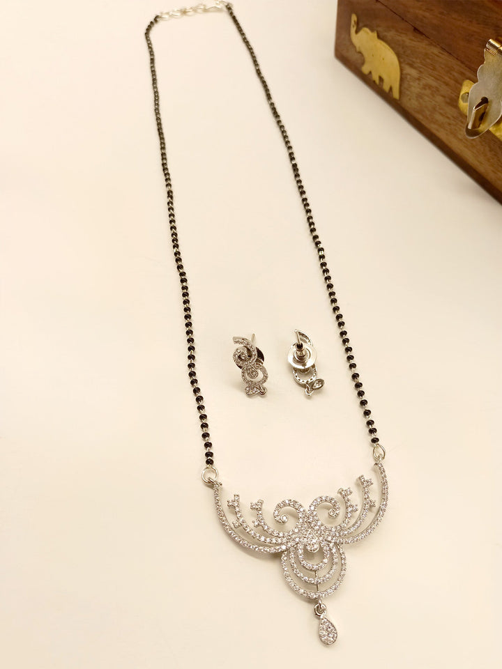 Rumana White American Diamond Mangalsutra