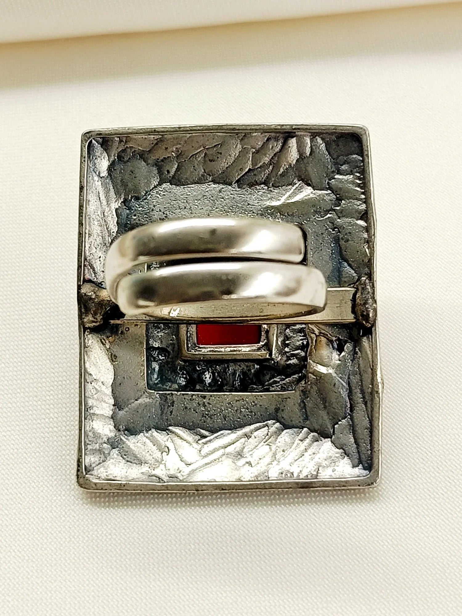 Iran Maroon Men's Finger Ring