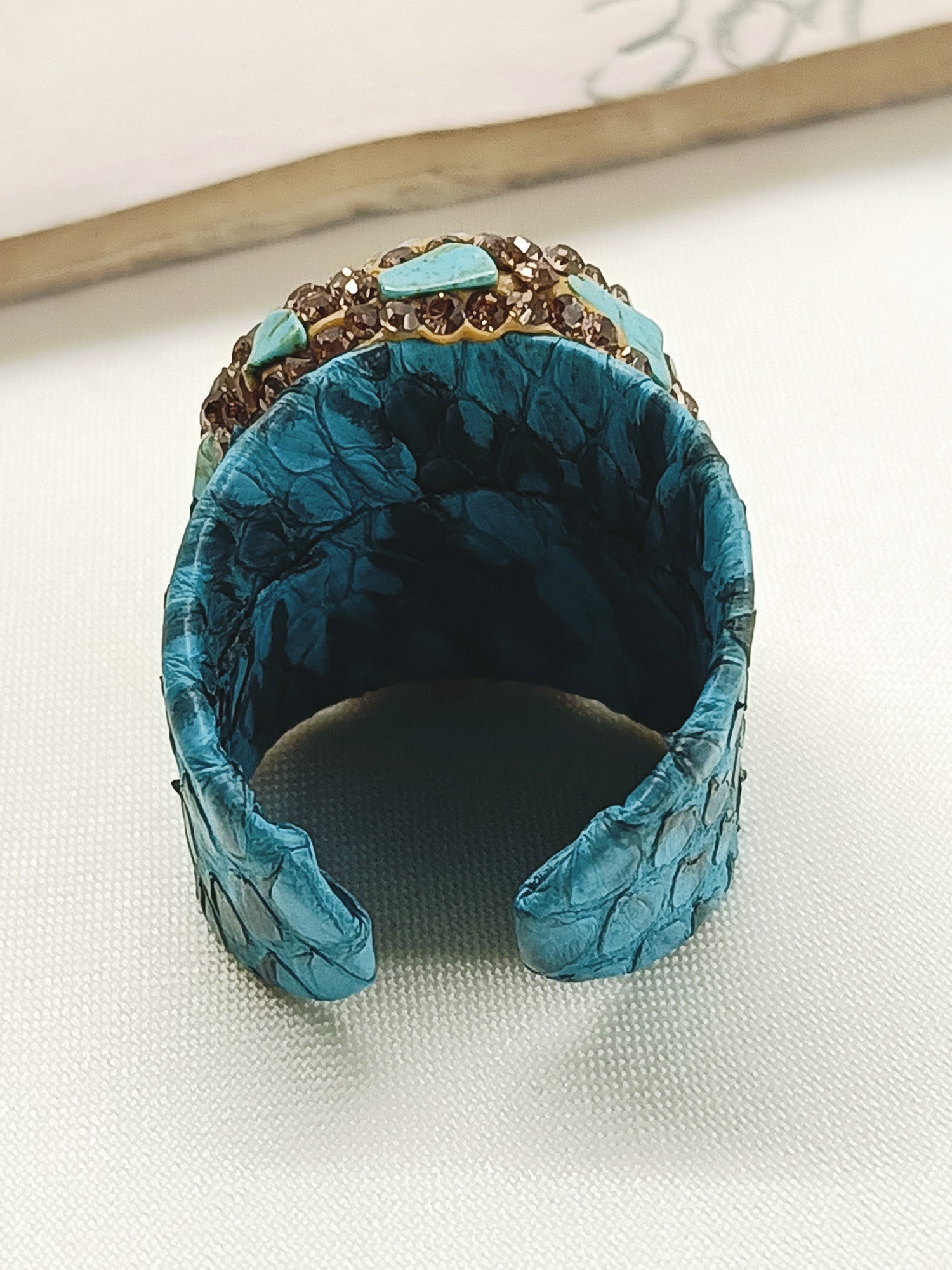Gori Firozi Western Finger Ring