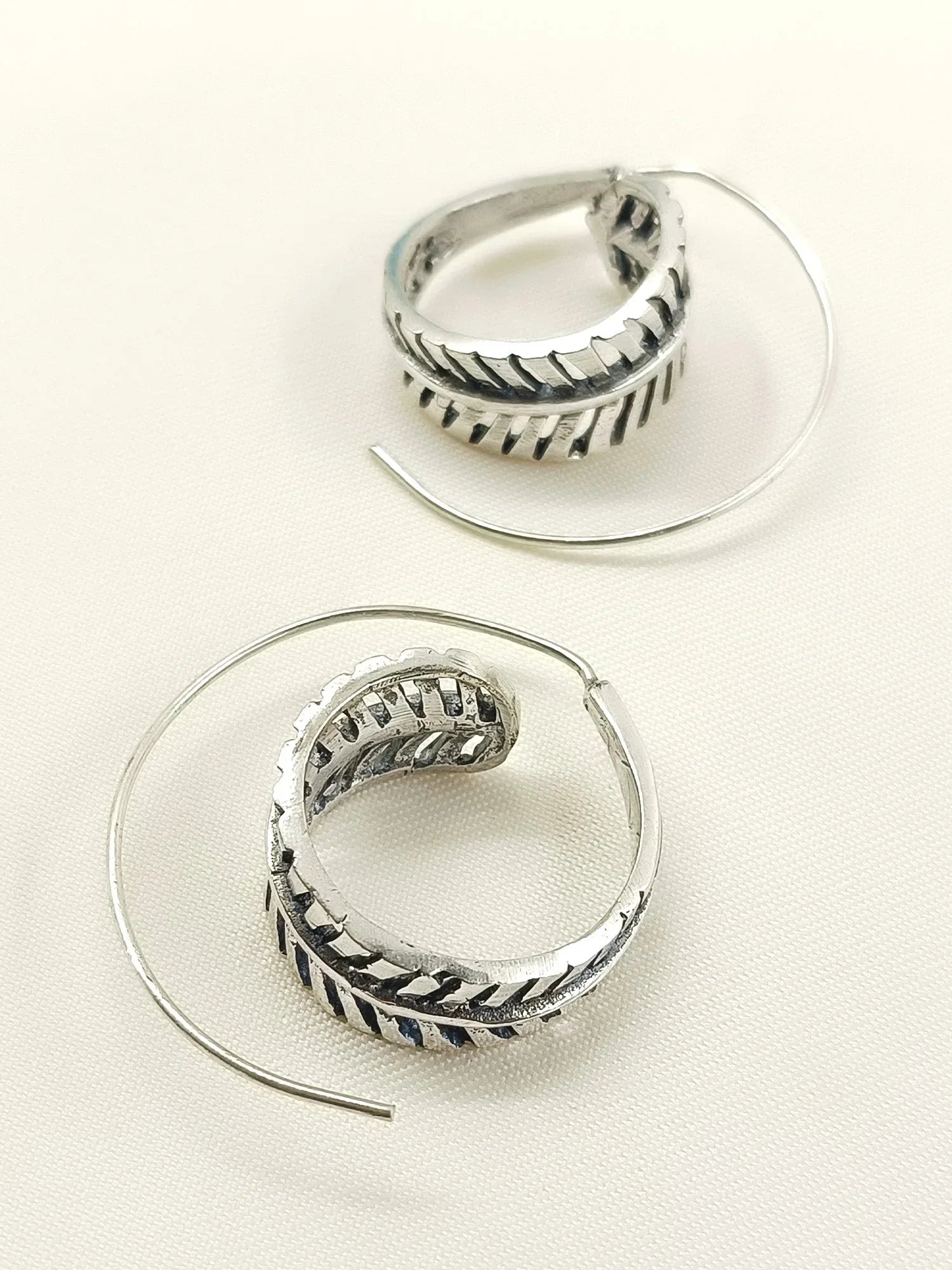 Ishnoor Silver Western Earrings