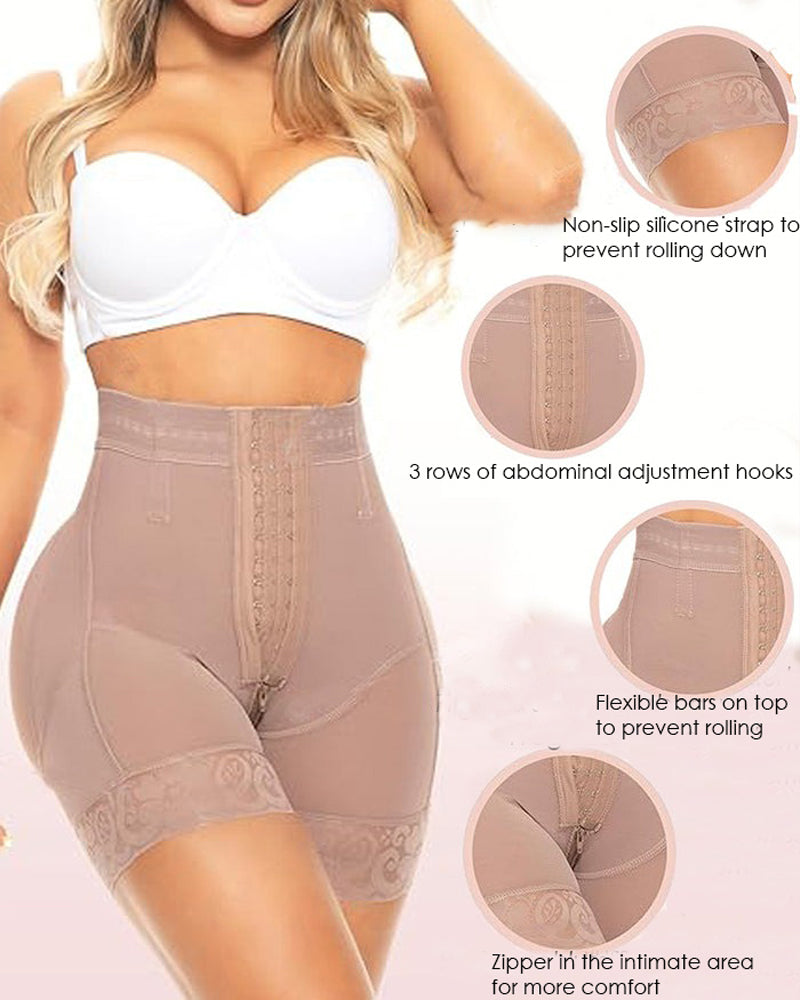 Shapshe® High Compression Butt Lifter Tummy Control Shaping Shorts  - By Qivii