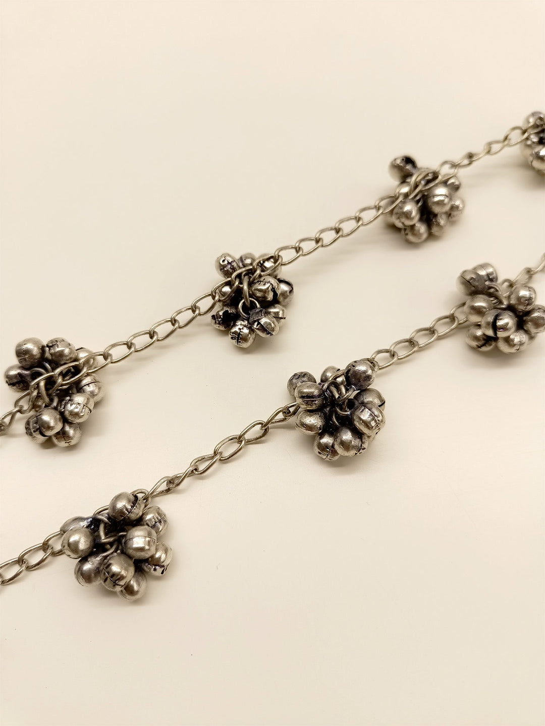 Blythe Oxidized Silver Anklet