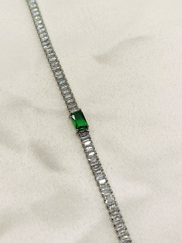 Januja Green American Diamond Bracelet