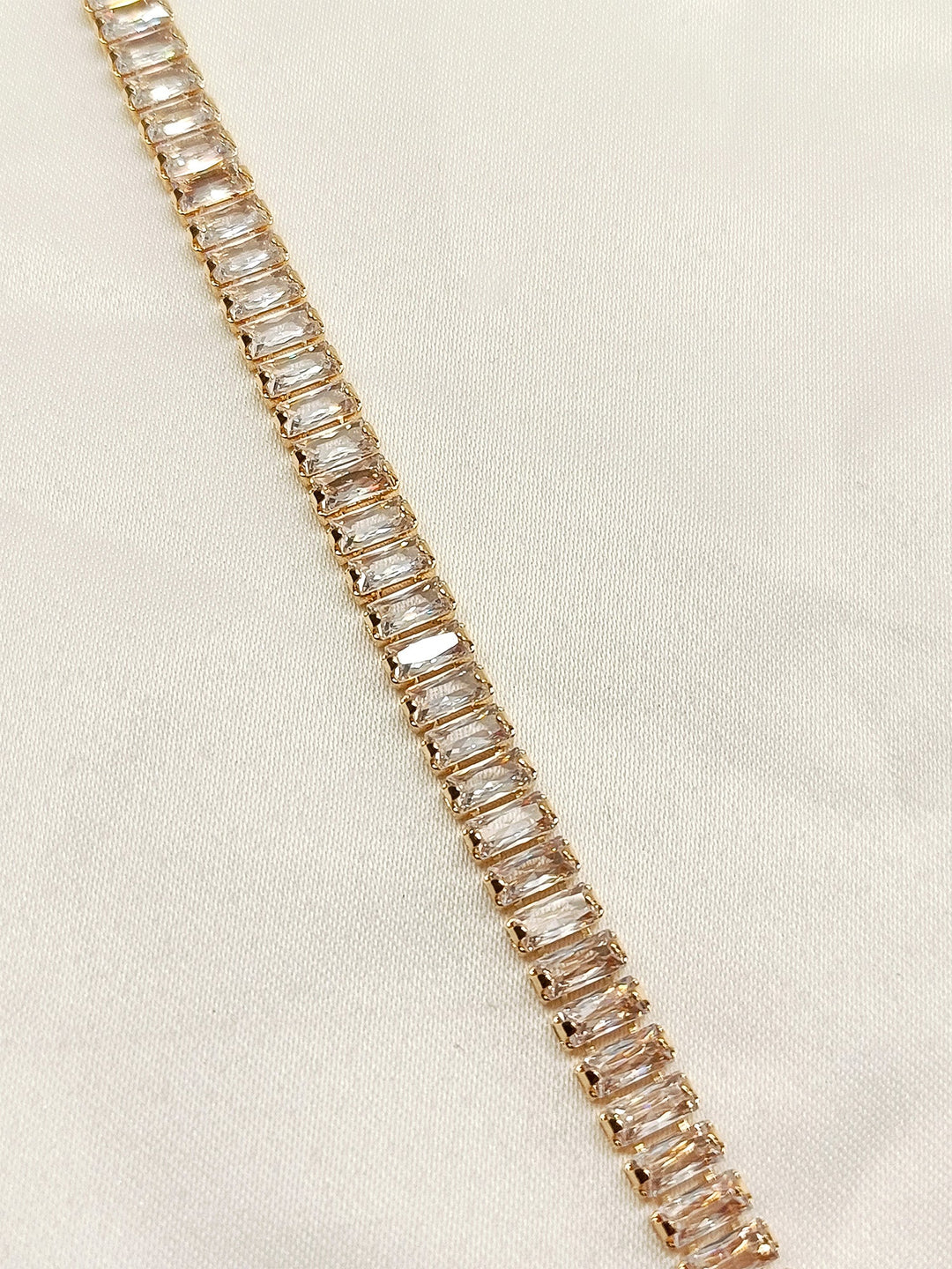 Kinjal White American Diamond Bracelet