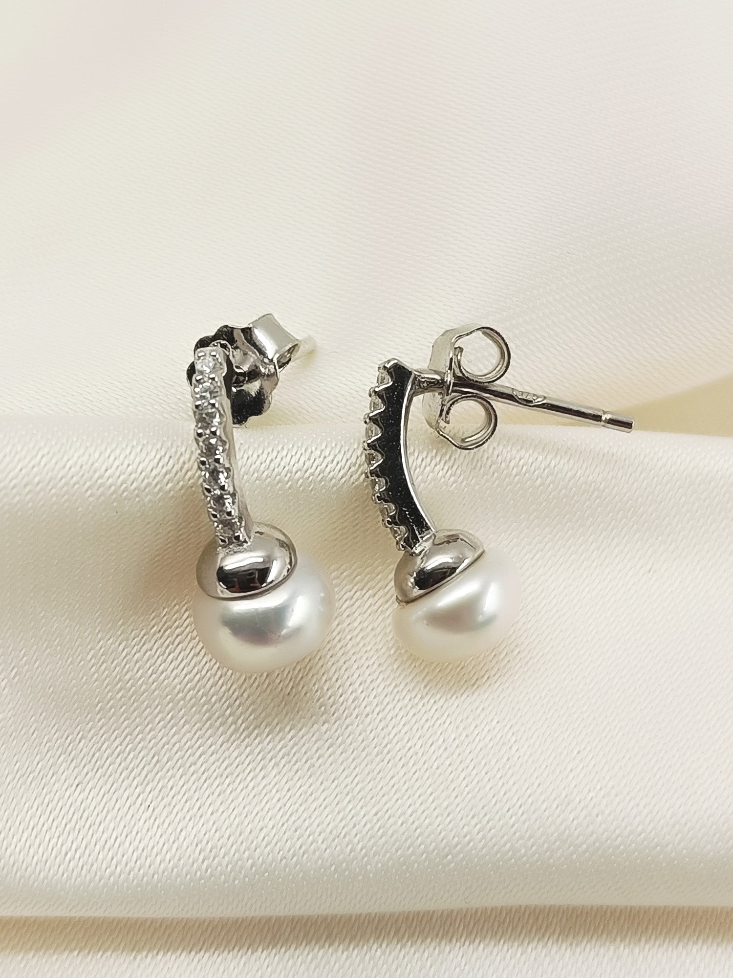 Ziana White Pearl 92.5 Silver Tops