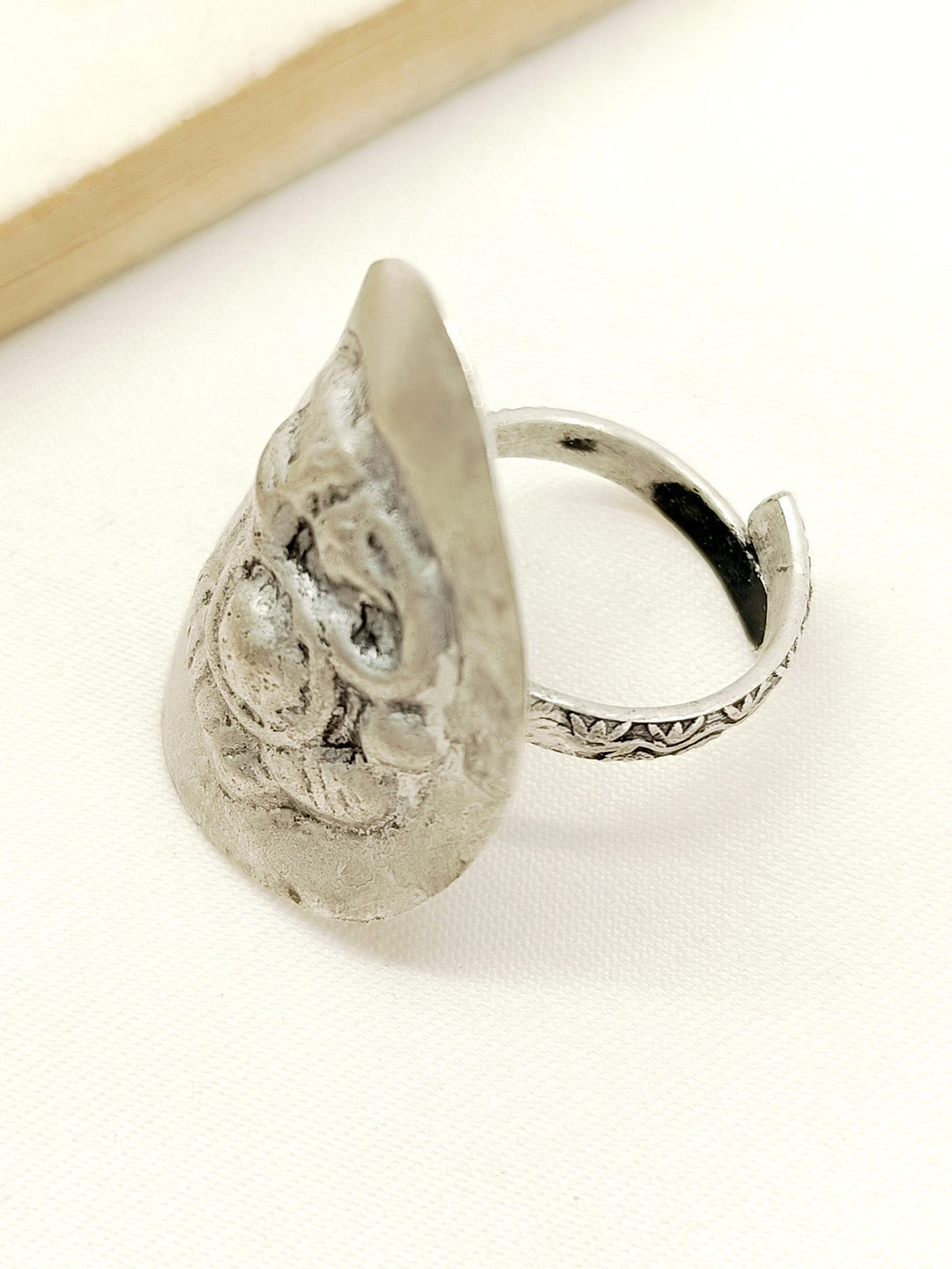 Taina Silver Tribal Finger Ring