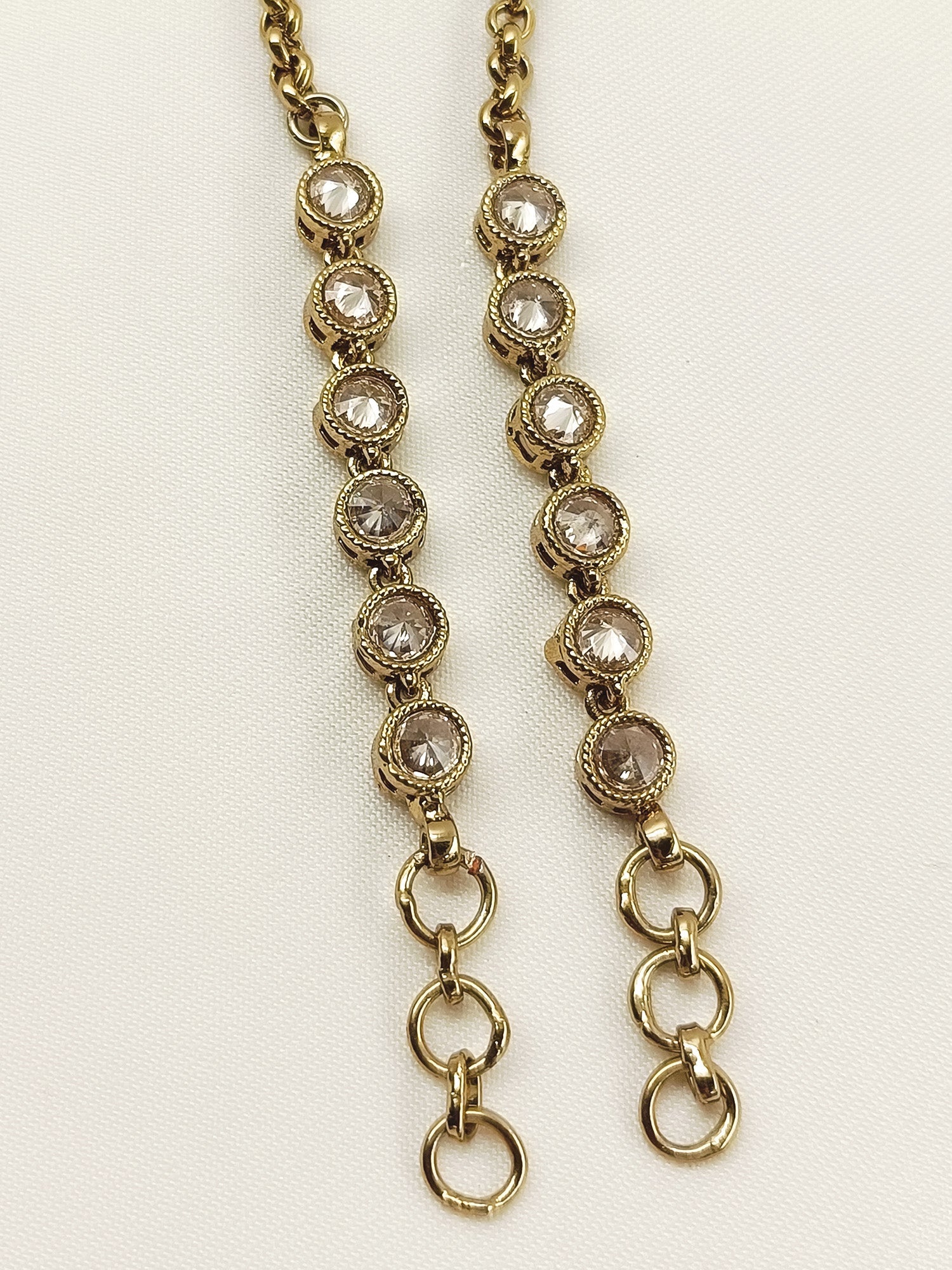 Jigya Copper Polki Traditional Ear Chain