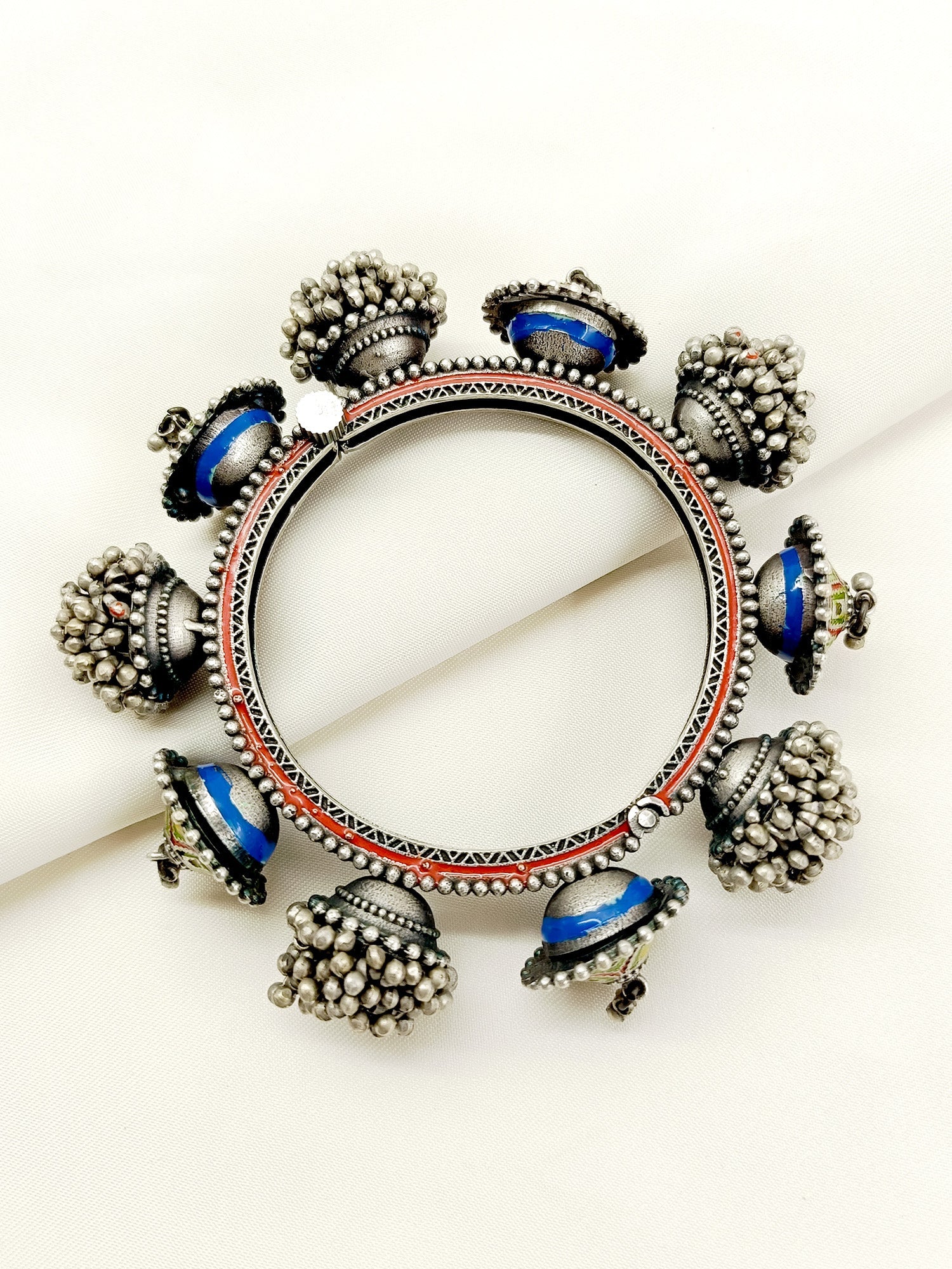 Vrunda Multi Colour Oxidized Bangle