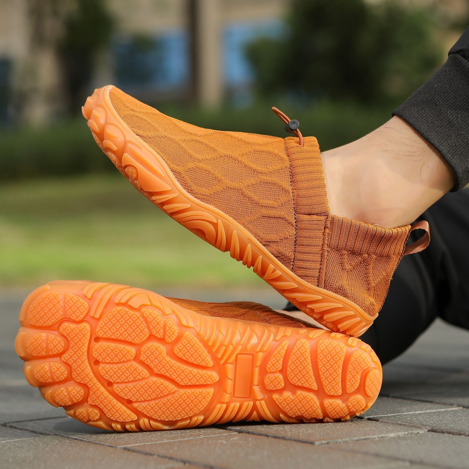 Unisex Performance FiveFinger Shoes – Wide-Fit Barefoot Training Shoes for Gym & Trail with Breathable Knit