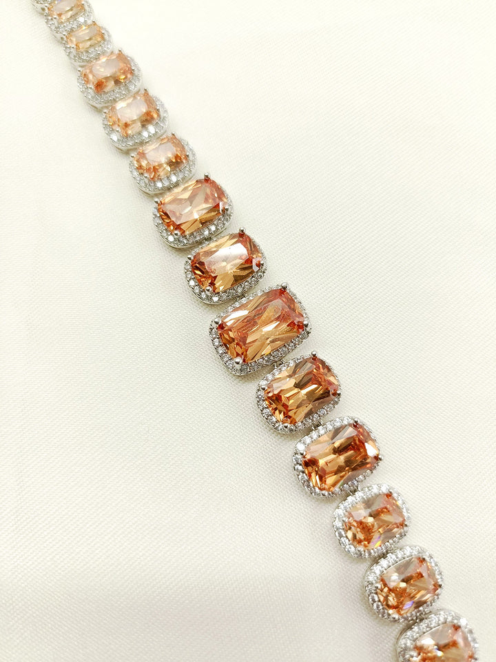 Irika Copper American Diamond Bracelet