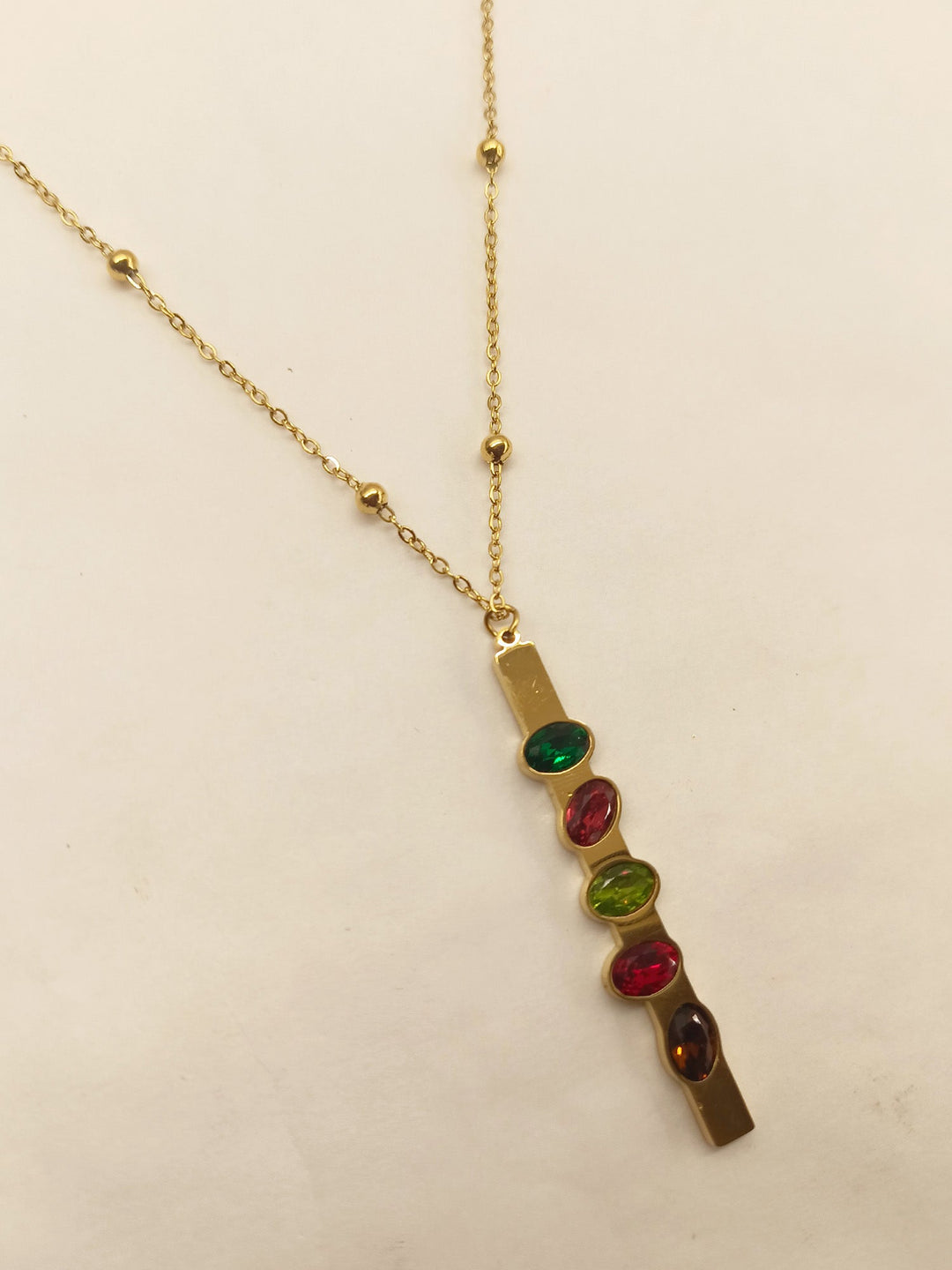 Manvita Western Multi Coloured Necklace