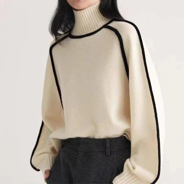 Anabella Couture Cashmere Turtleneck  - By Qivii