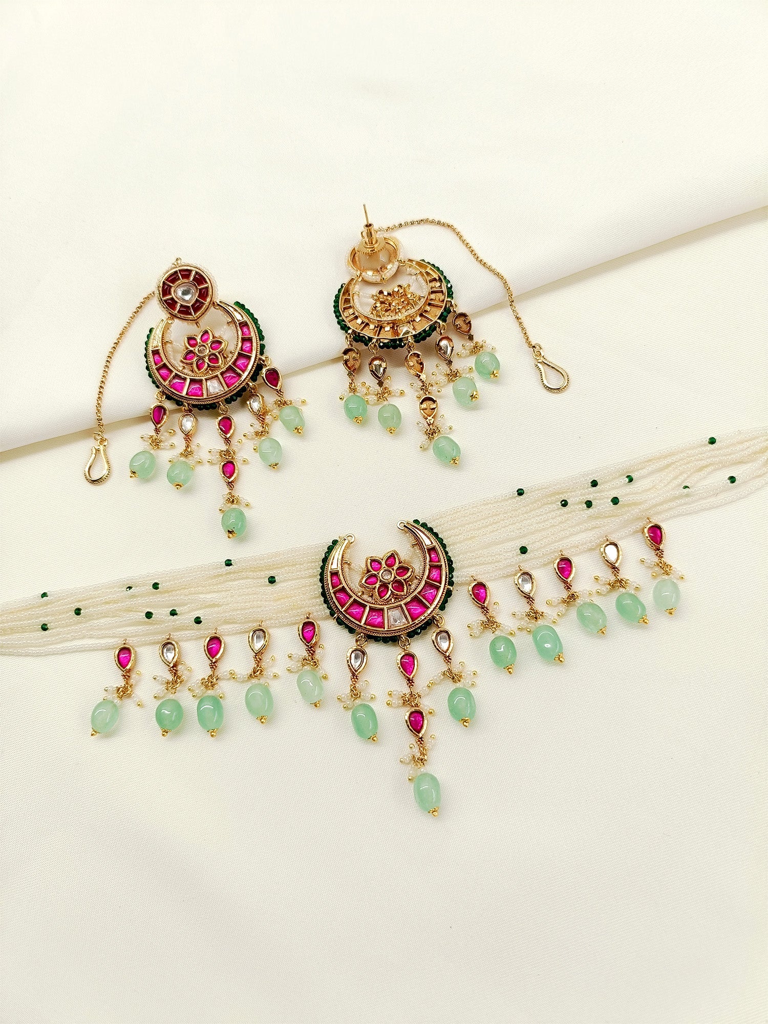 Anvedhna R&G Kundan Choker Set
