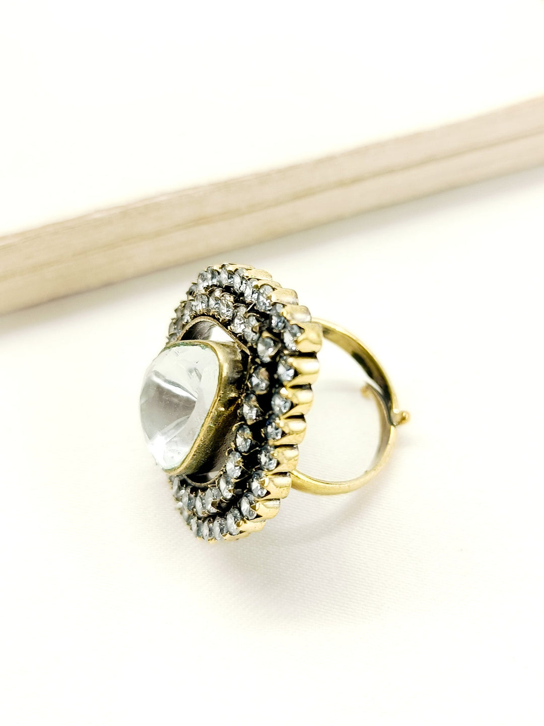 Elegant Ndale White Victorian Finger Ring featuring vintage-inspired details and stunning white gold setting
###