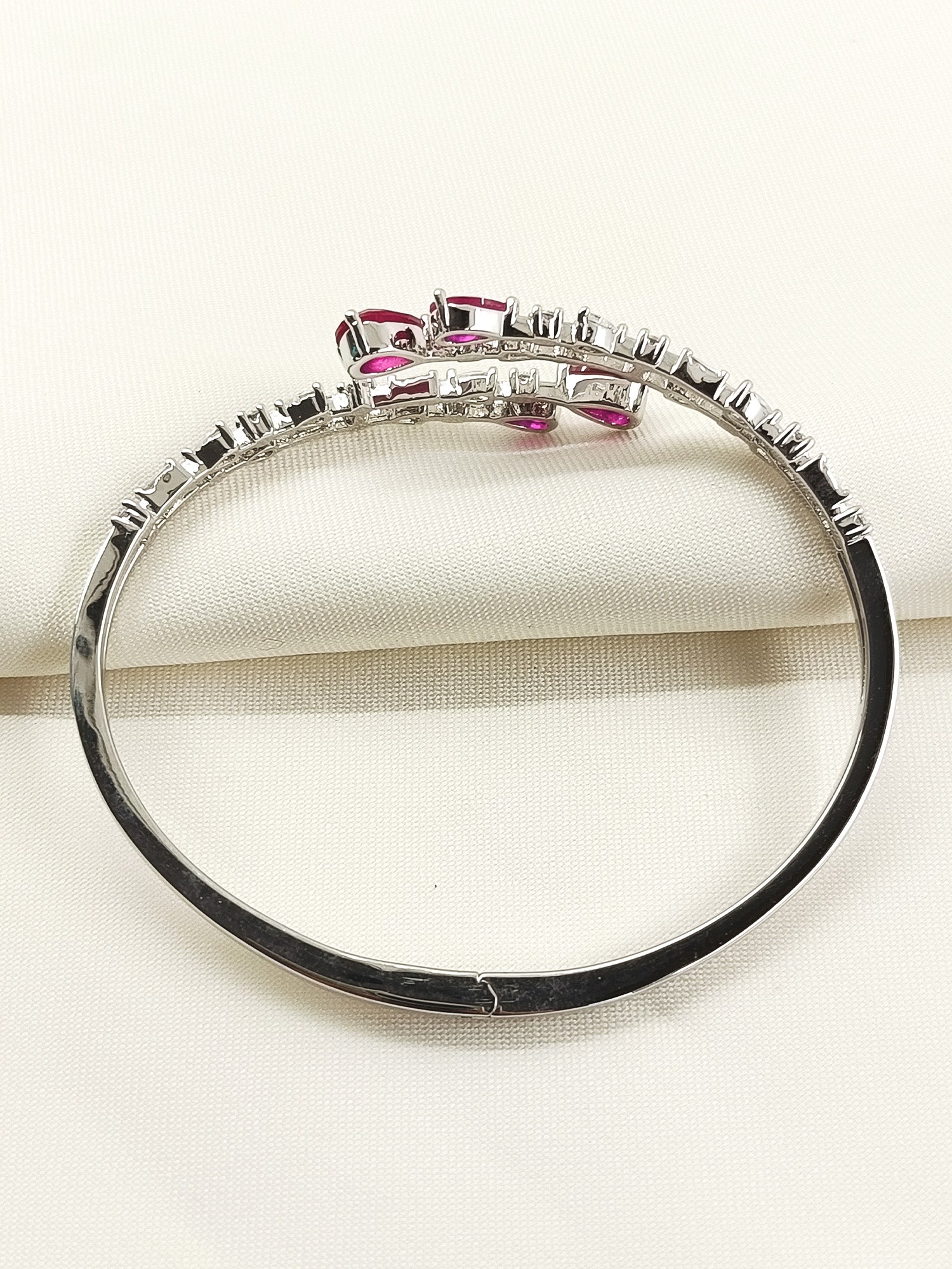 Shalini Ruby American Diamond Bracelet