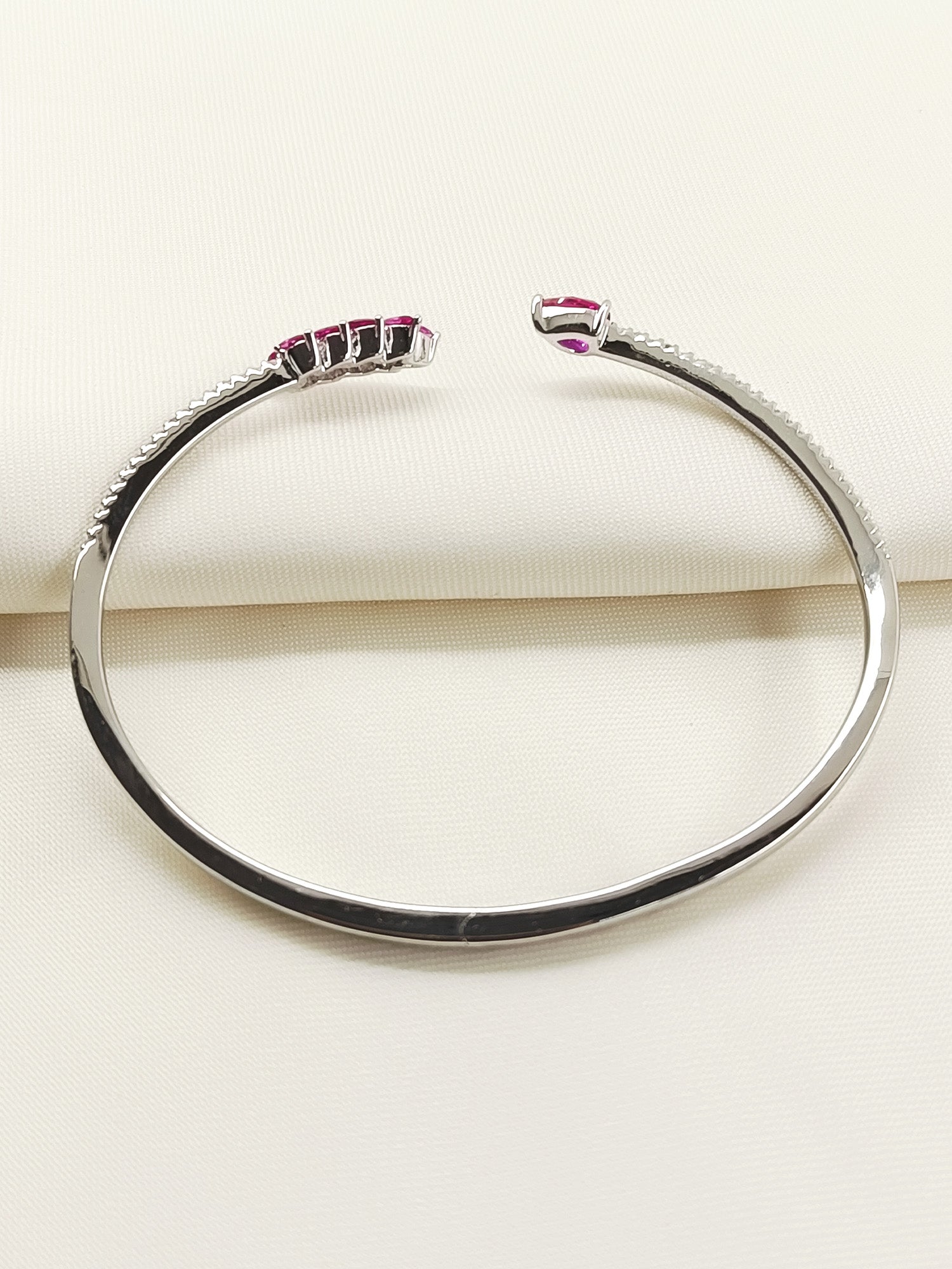 Pranjali Ruby American Diamond Bracelet