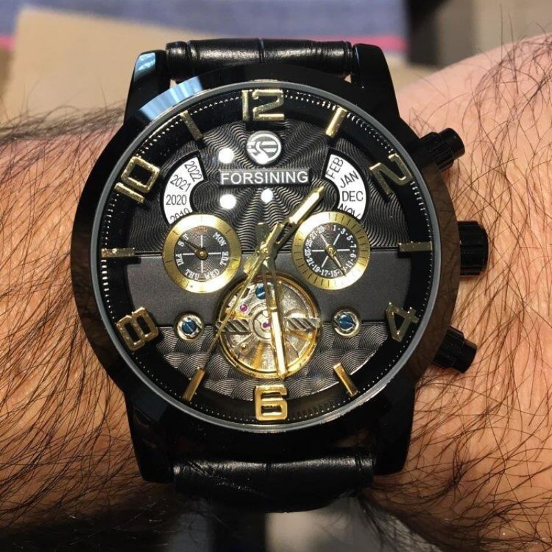 Premium Automatische Mechanische Tourbillon Horloge  - By Qivii