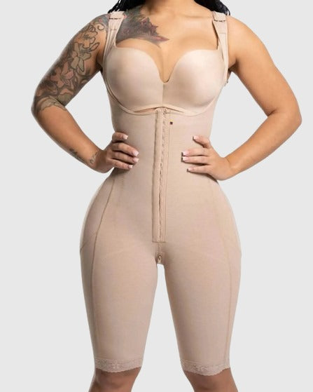 Shapshe® Open Bust Shapewear Tummy Control Butt Enhancer Body Shaper Fajas  - By Qivii