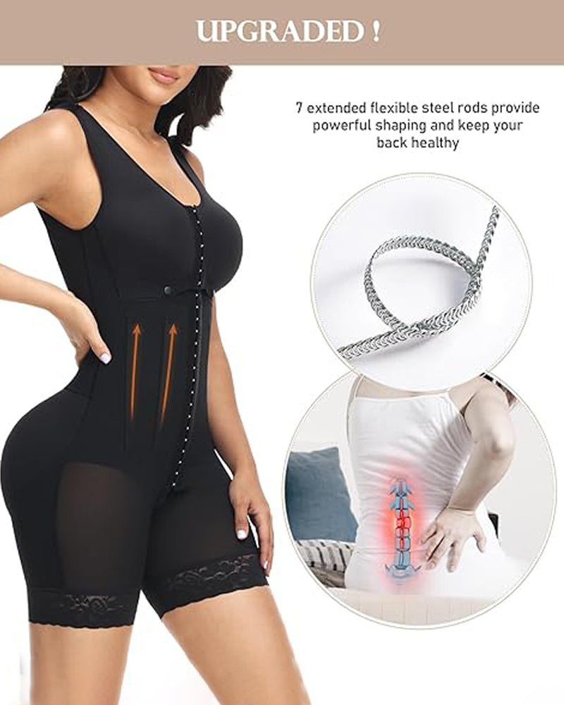 Shapshe® Compression Garment Short Shapewear For Women With Bra  - By Qivii