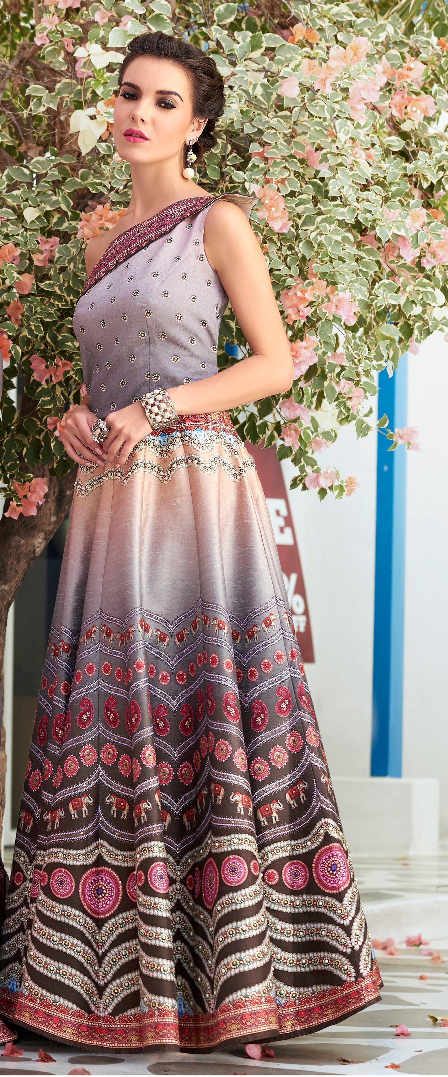 Surreal Sensation: A Striking Digital Print Dress - qivii