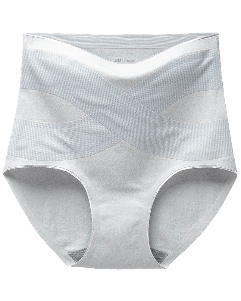 Women's Seamless Graphene High Waist Tummy Control Cotton Underwear  - By Qivii