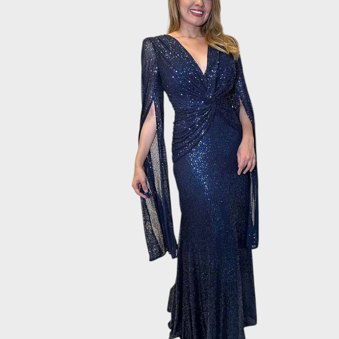Nerma - Maxi Robe Brillante  - By Qivii