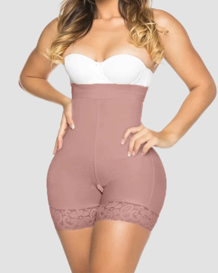 Shapshe® Butt Lifter Double Compression Shorts Tummy Control Shapewear  - By Qivii