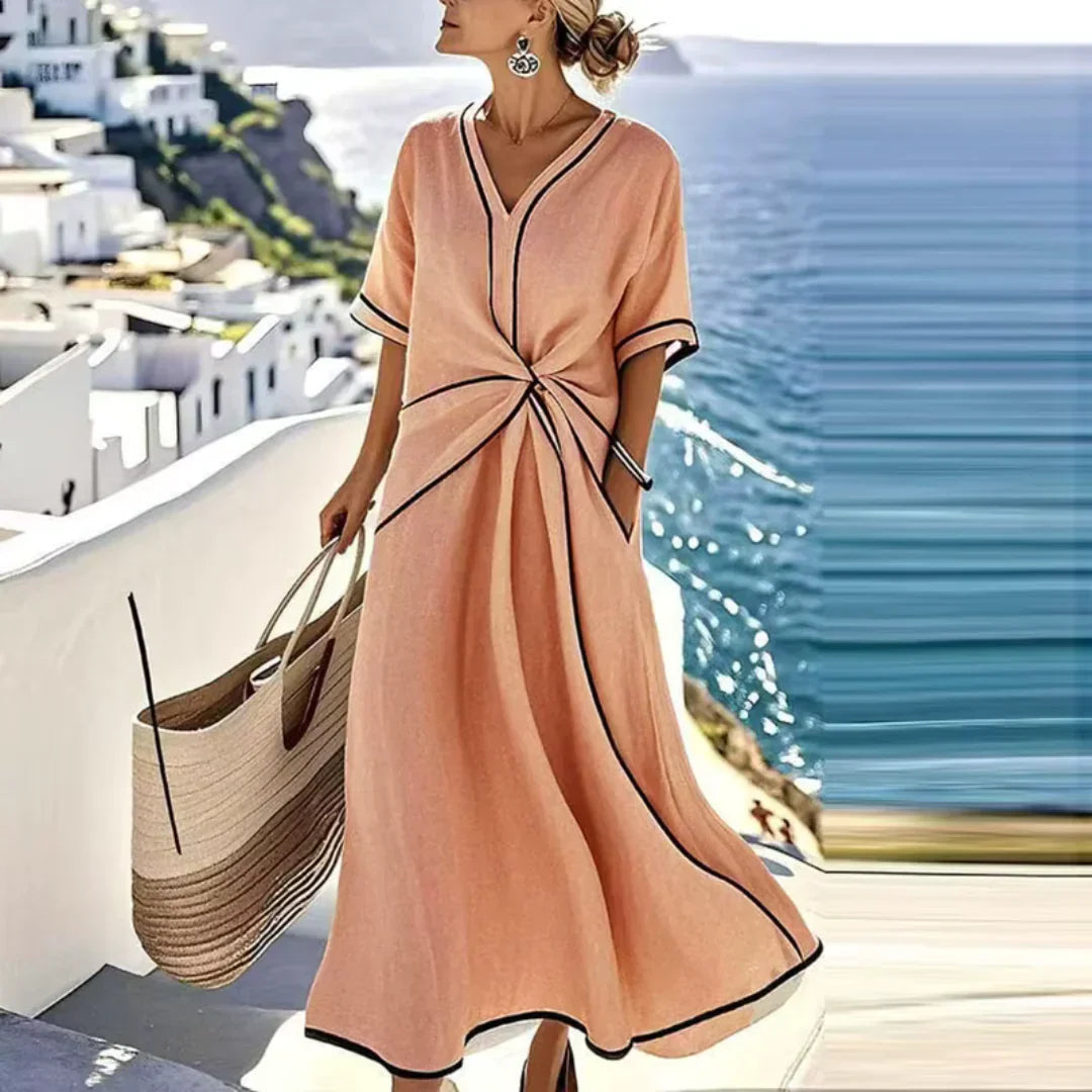 Athena™ - Elegant Summer Maxi Dress by Qivii