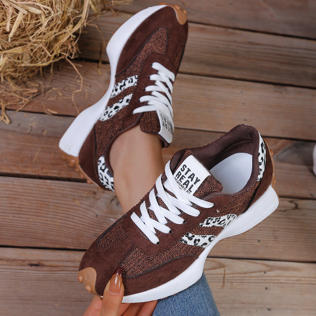 Women's Athena Curve Chunky Retro Runner Sneakers – Extended-Size Vintage Dad Walking Shoes with Sculpted Waist (US 5–11.5)