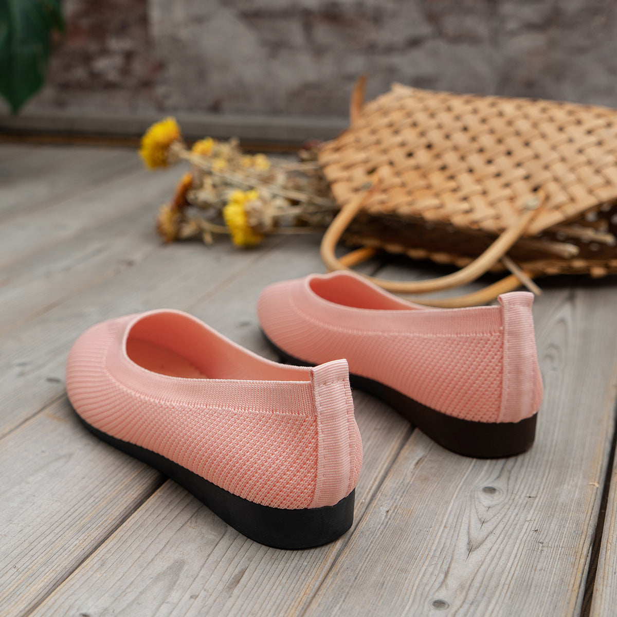 Women's Plus Size Round Toe Casual Driving Flats Comfortable Athleisure Loafers