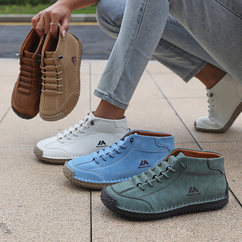 Mona - Komfort-Sneaker mit extra breiter Zehenbox  - By Qivii