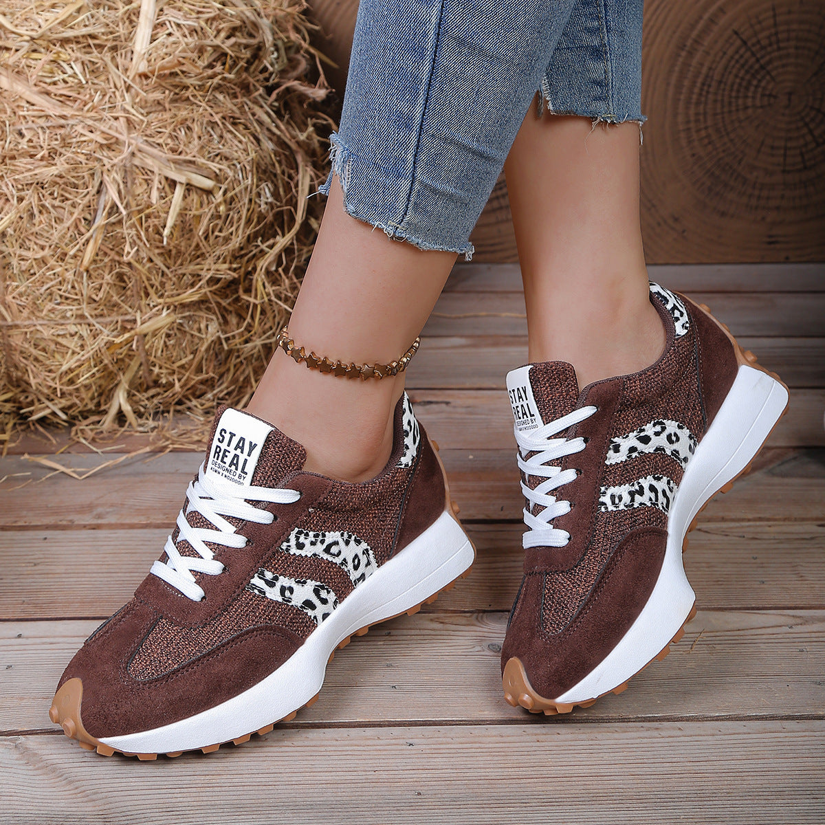 Women's Athena Curve Chunky Retro Runner Sneakers – Extended-Size Vintage Dad Walking Shoes with Sculpted Waist (US 5–11.5)