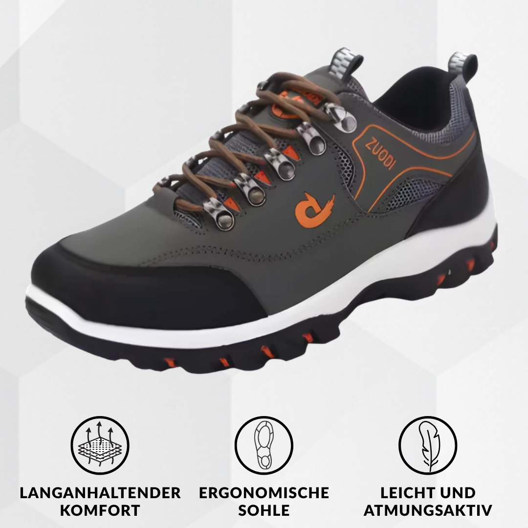 Mountainstep - Ergonomischer schmerzlindernder Wanderschuh  - By Qivii