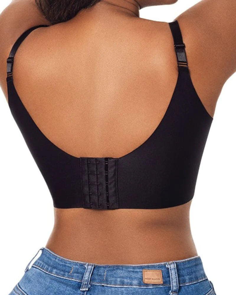 Push-up Shaping Bra with High Compression Without Underwire  - By Qivii