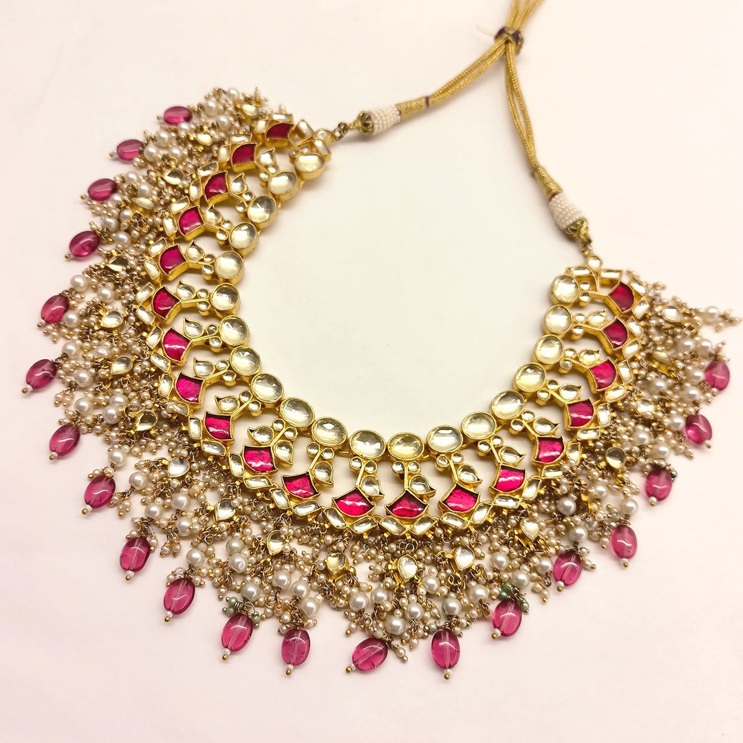 Zareenah Bridal Pachi Kundan Neckpiece