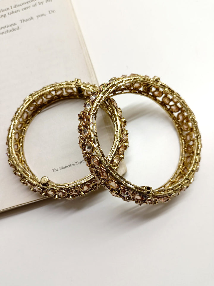 Savita Copper Polki Bangles