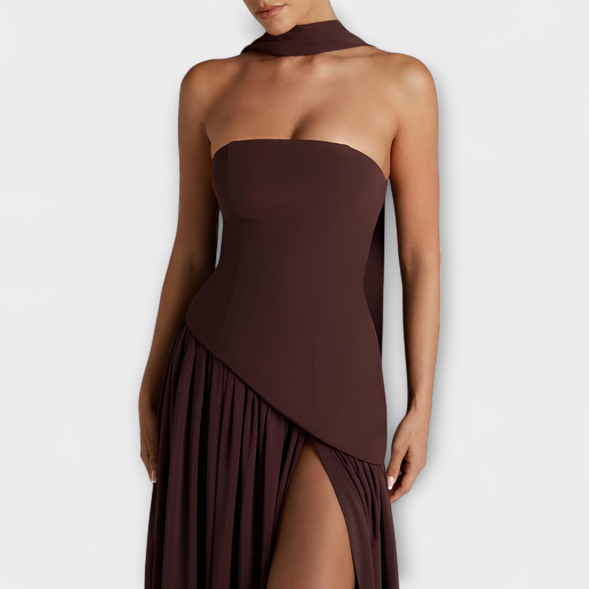 Ada - Elegante Maxi Jurk  - By Qivii